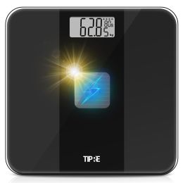 Solar Powered Weight Scale with Endless Power, Scale for Body Weight, Electronic Bathroom Scale for Weight Loss