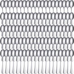 100 Pcs Demitasse Espresso Spoons Stainless Steel Bulk, 4.33'' Small Coffee Tasting Dessert Spoons for Kitchen Dessert, Tea, Appetizer