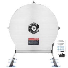 Electric Vegetable Slicer, 0-0.5"/0-12mm Thickness Adjustable Commercial Slicer Machine, Convertible to Manual