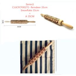 Rolling Pin Christmas Embossing (Option: Series 5)