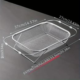 "Modern Kitchen Drain Rack - Foldable Stainless Steel Design Saves Counter Space" (capacity: xl)