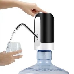Water Bottle Electric Automatic Universal Dispenser 5 Gallon USB USB Water Dispenser Automatic Drinking Water Bottle (Option: Black)