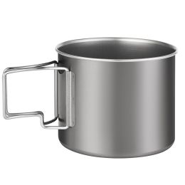 Uncoated Titanium Cup Pure Titanium Outdoor 800ml 29oz Cup For Camping (Option: Grey)