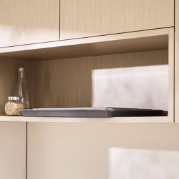 Baking Pan Set 3-Piece Nonstick Carbon Steel Bakeware Set With Silicone Handle (Option: Grey)